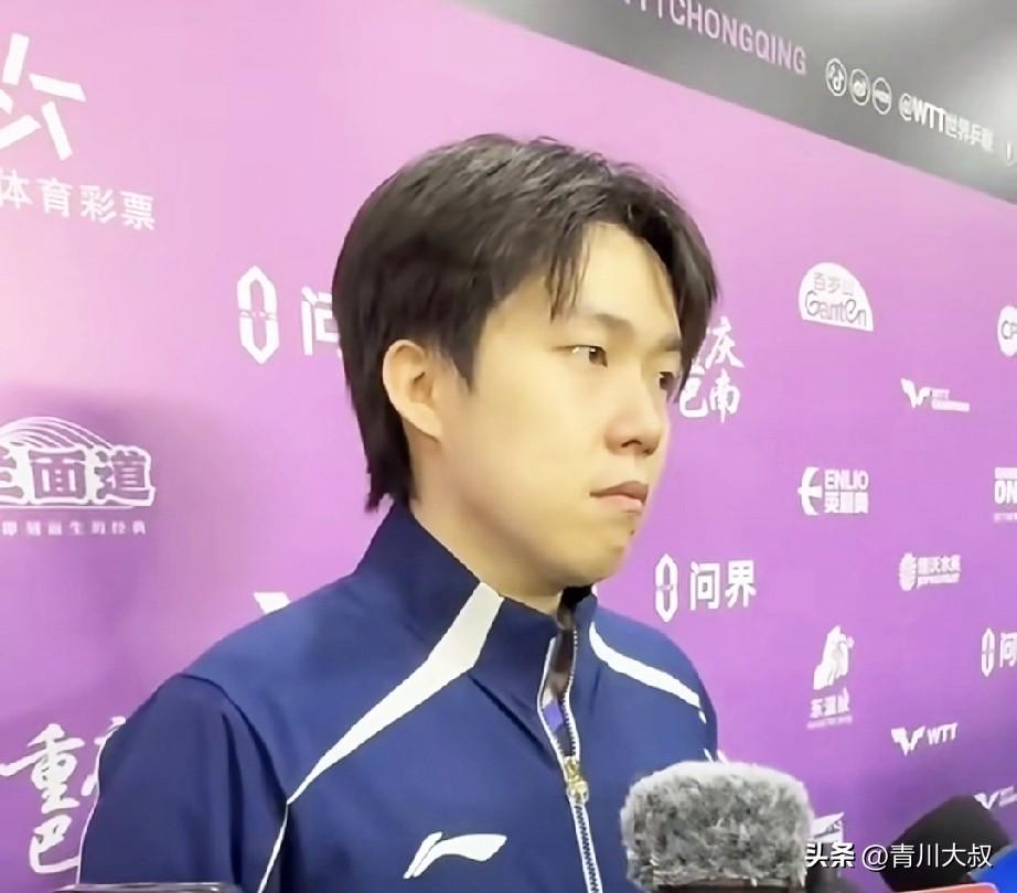 太棒了！王楚钦旗帜鲜明的反对饭圈了！

今天王楚钦3:0零封格罗特后，
接受记者