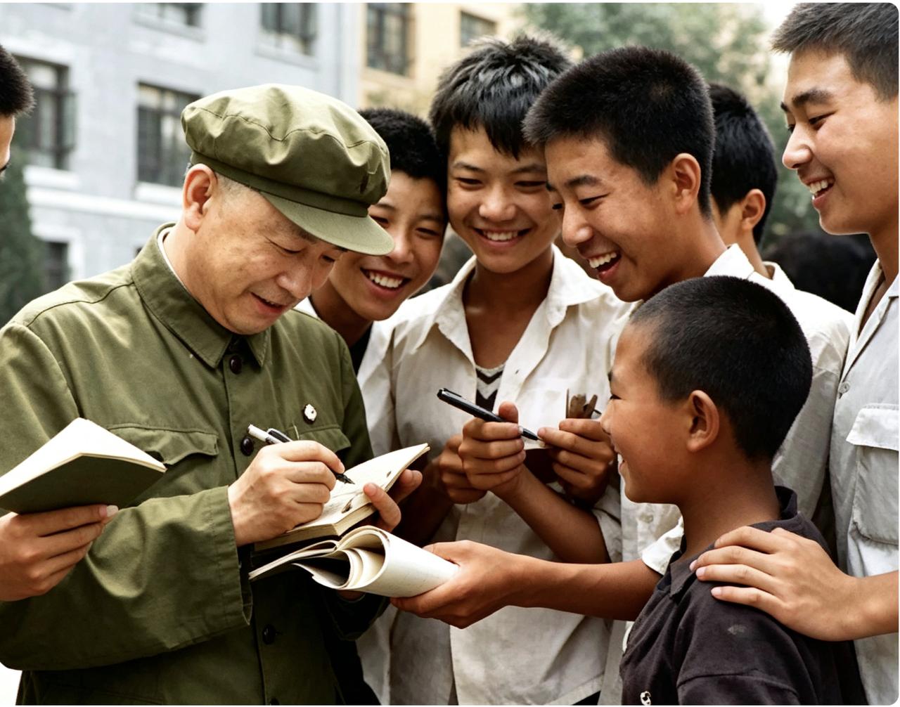 我发现：现在的年轻一代和以前的年轻辈一样，都非常崇拜钱学森。他们崇拜钱学森的背后