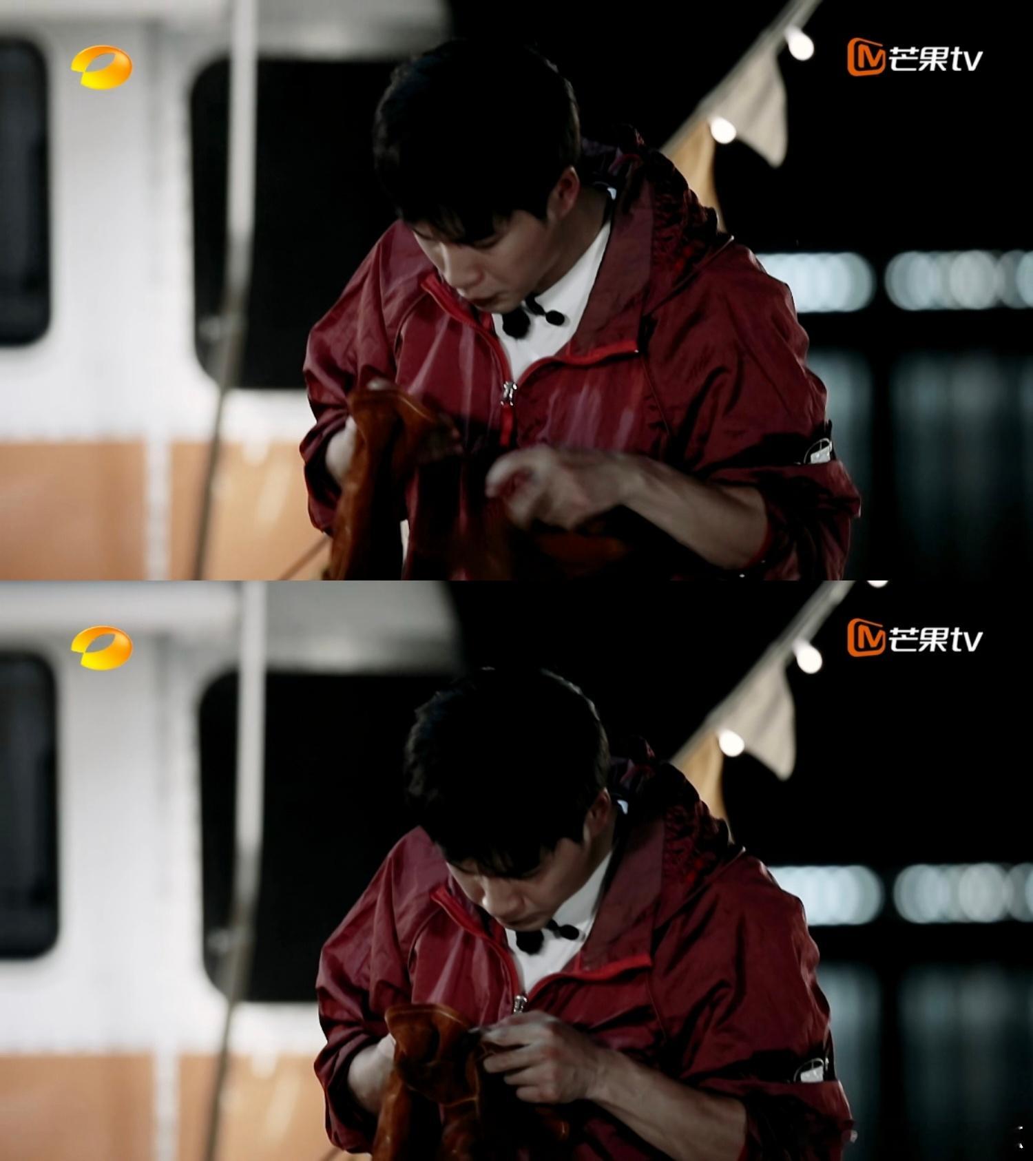 该犟的时候不犟这个时候犟，韩东君你个犟种，刚看个头他在那弄烧烤弄火的时候我就感觉