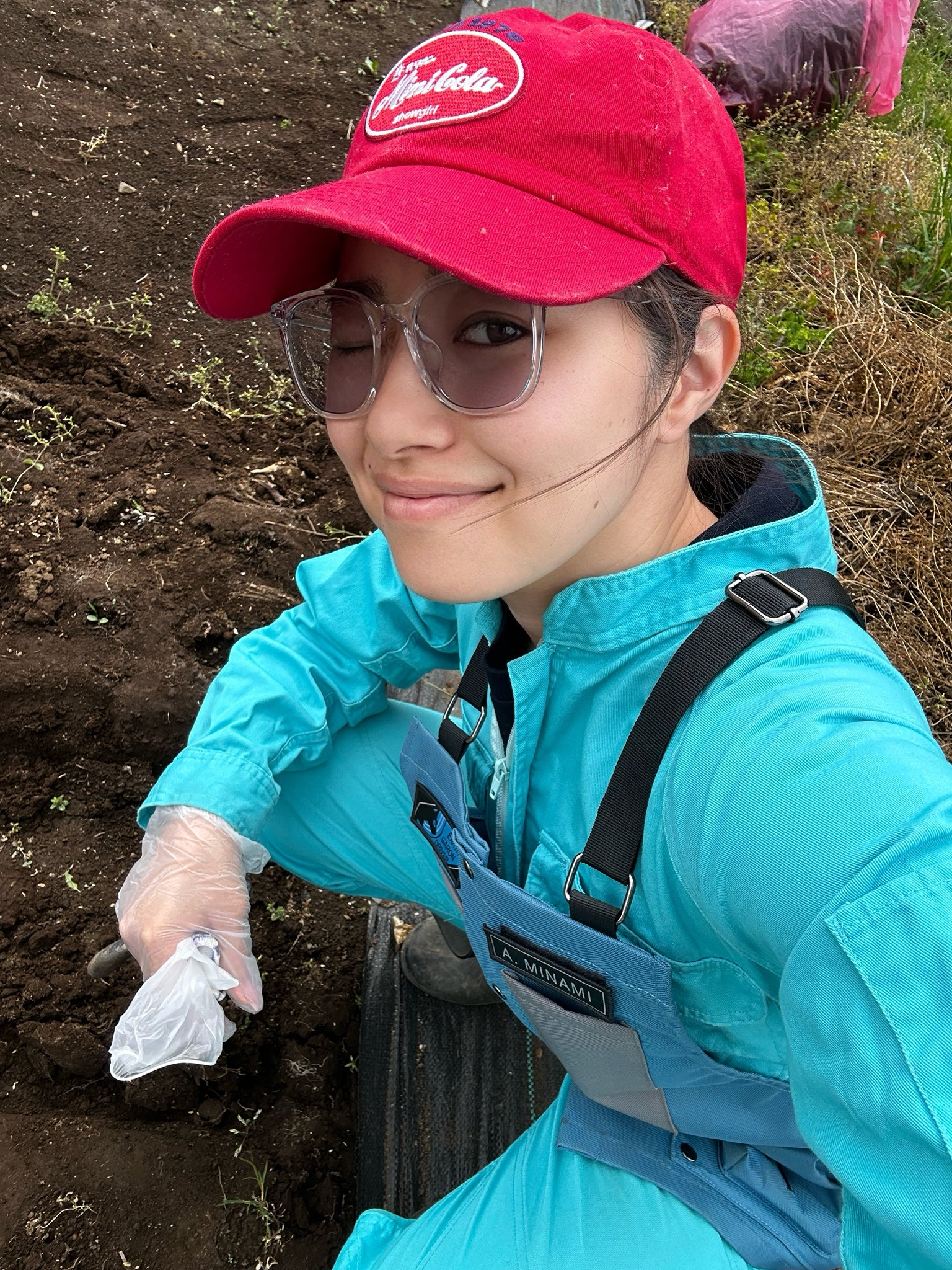 内藤好美（今日はしっかり畑仕事したよ🧑🌾エプロンはブレーザー🌏 