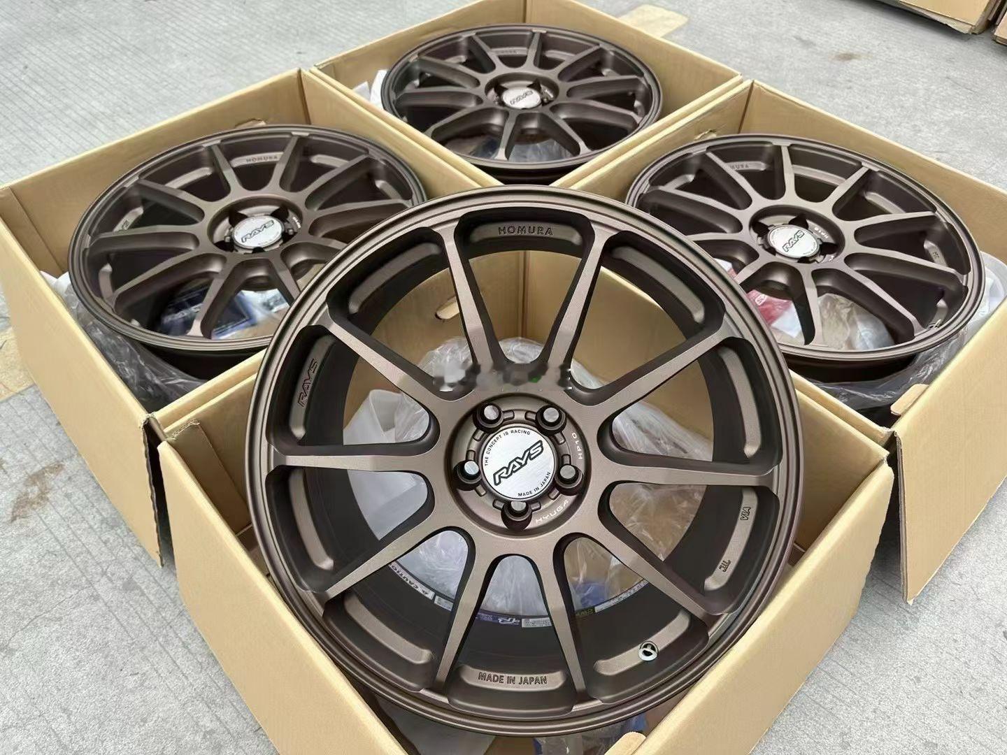 全新 日本 RAYS  HP10 古铜色18寸  8J ET45   5×100