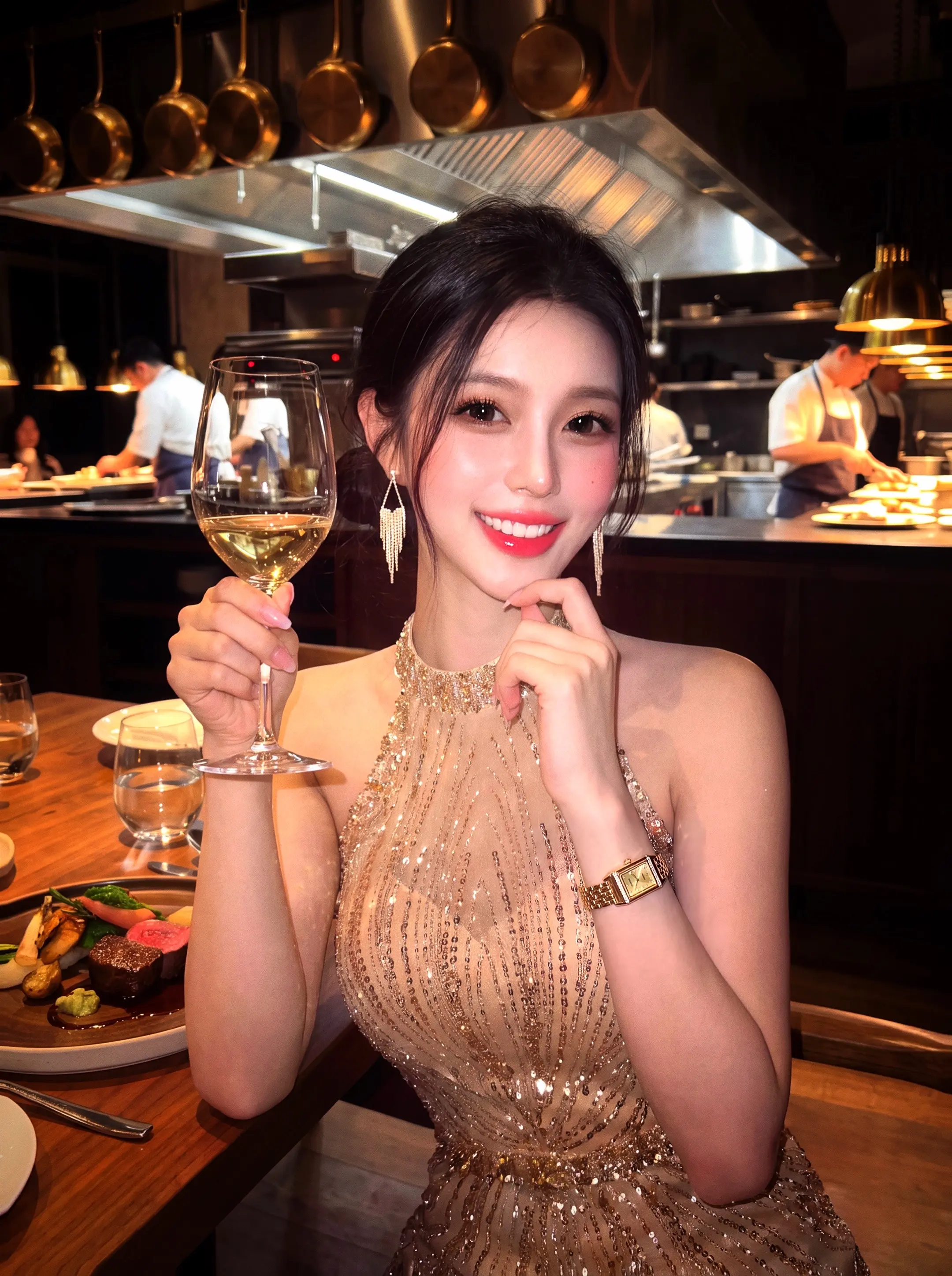 漂亮女人不發脾氣，只發財。
