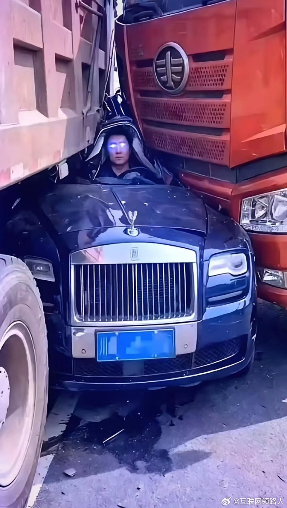 你能像大运陪着劳斯莱斯车主那般陪着我就好了 