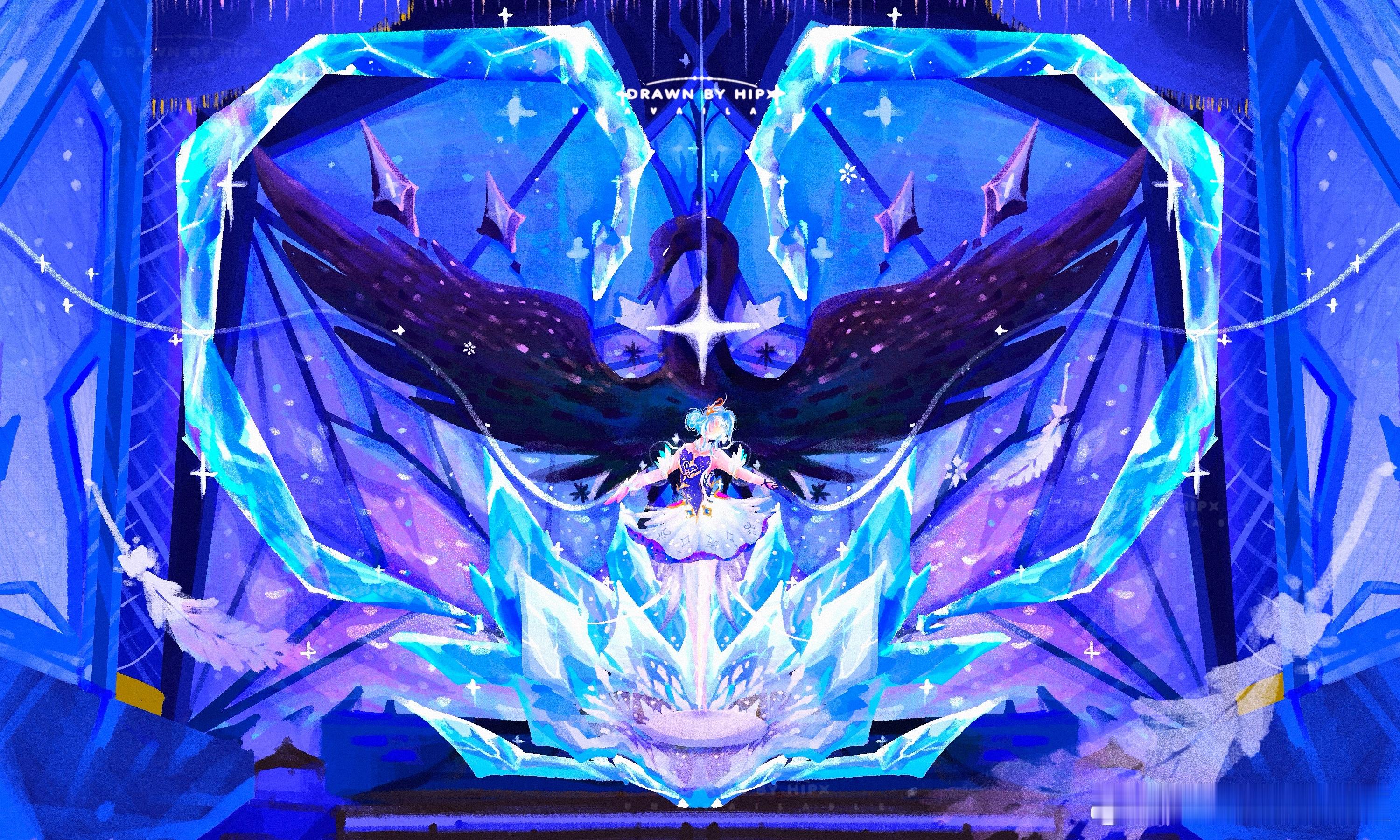 原神 画了一张奥黛塔，能拿下你的赞吗？原神原神至冬原神奥黛塔超话同人绘画大赛