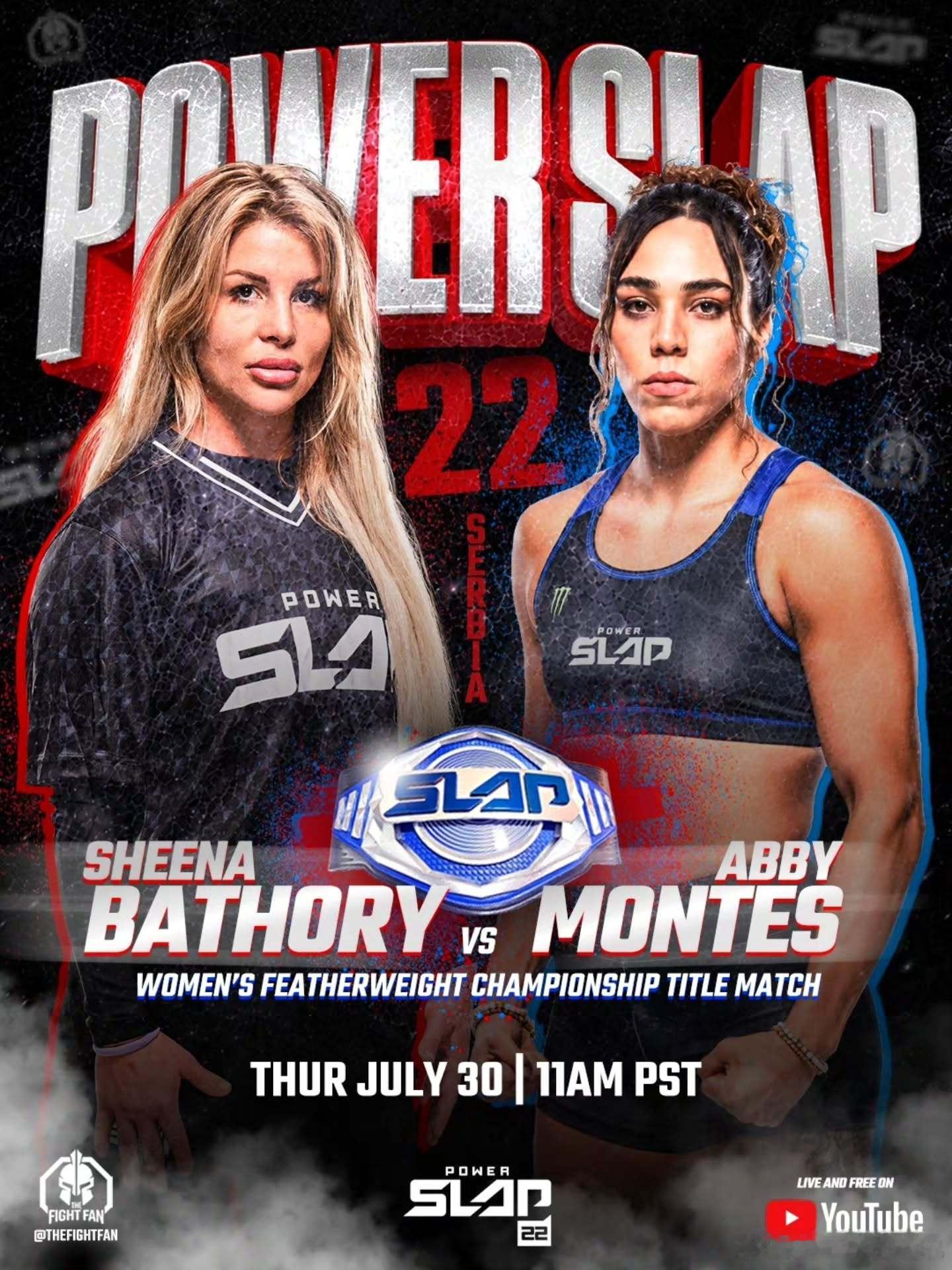 UFC 本周，Power Slap 首条女子羽量级冠军金腰带将在塞尔维亚展开争夺