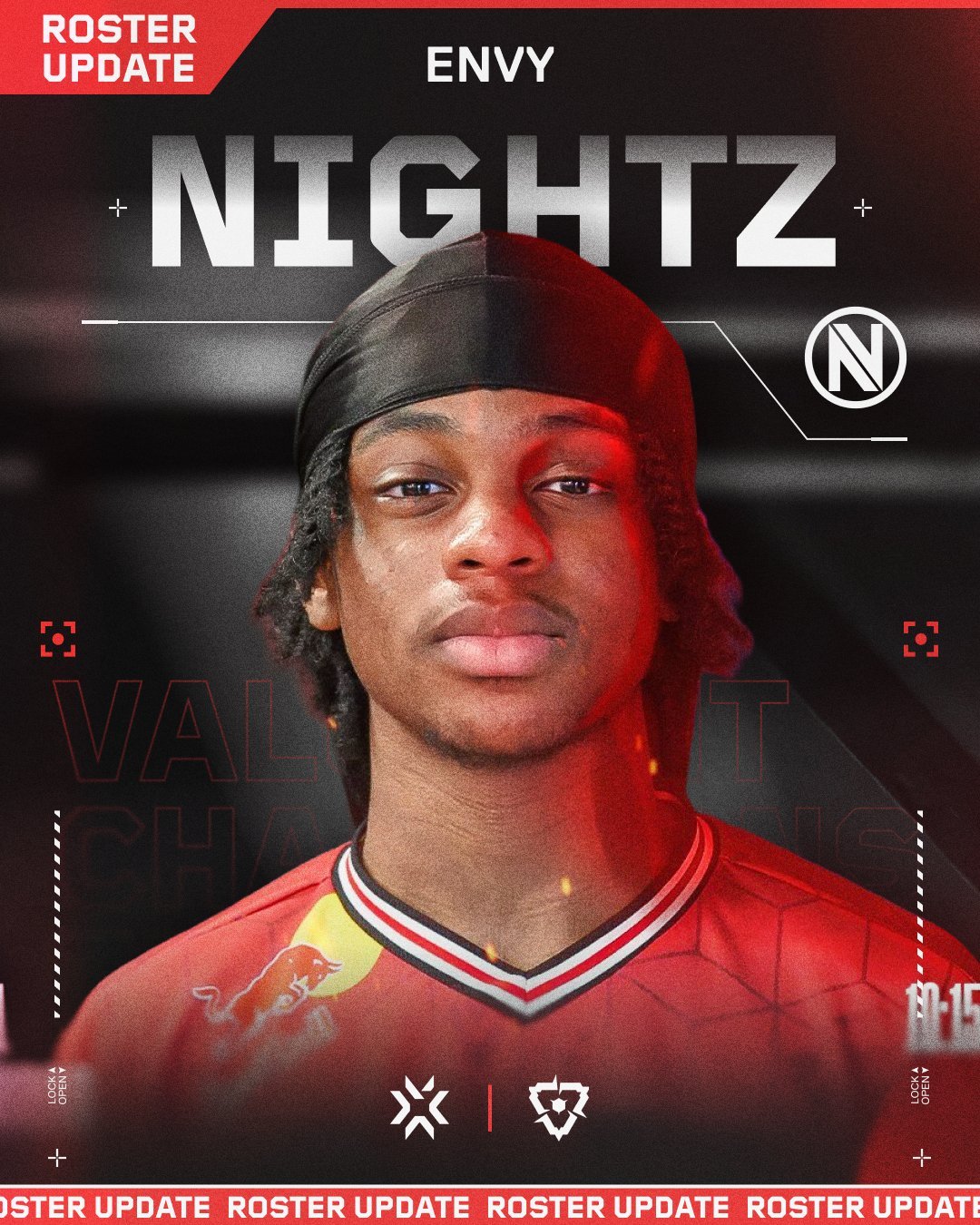 2026VCT美洲 | ENVY转会最新动态美国选手nightz加入ENVY（前