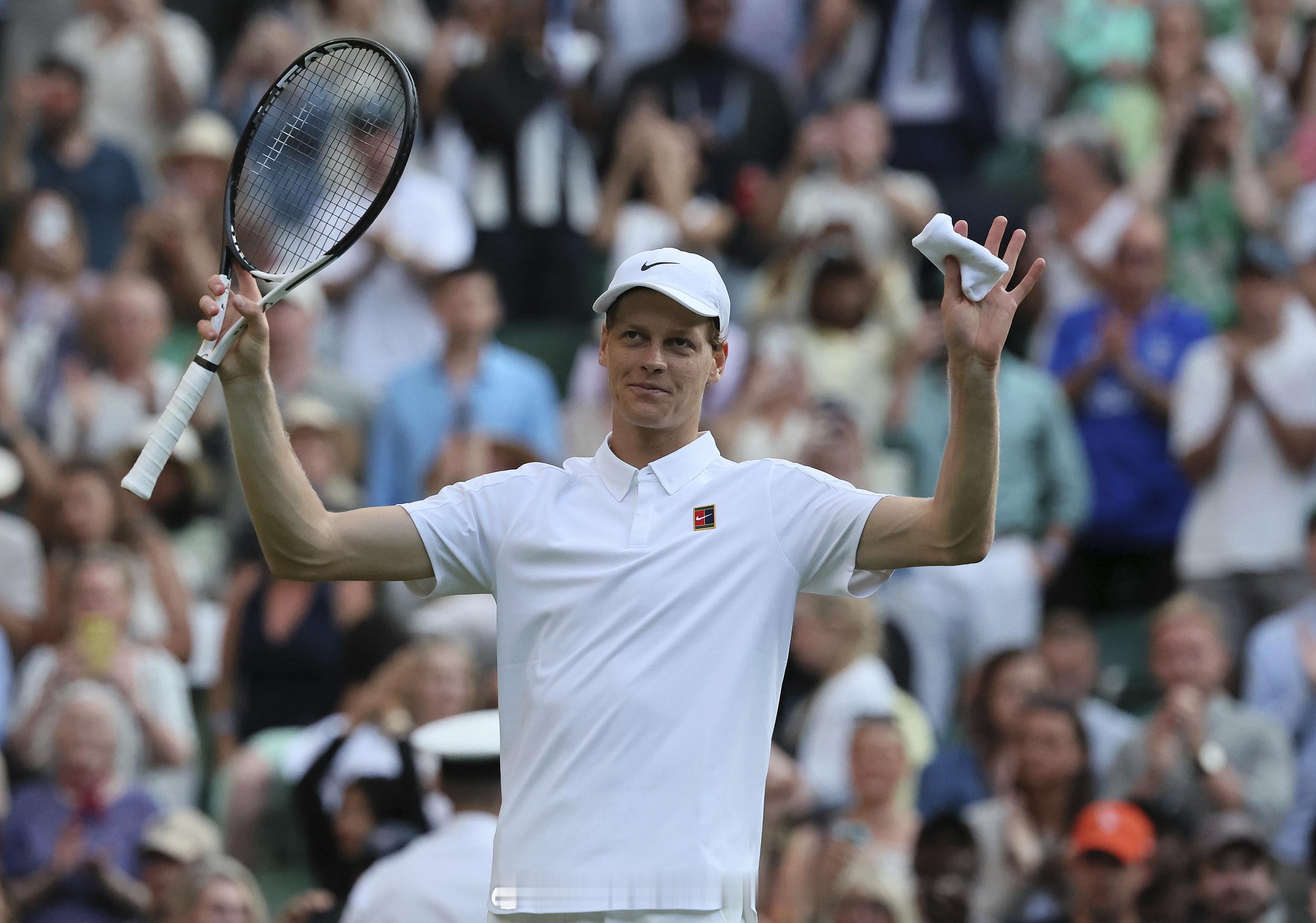 辛纳取消了原定于当地时间下午4点温网﻿2025 训练🎾关于他的肘部受伤的核磁共