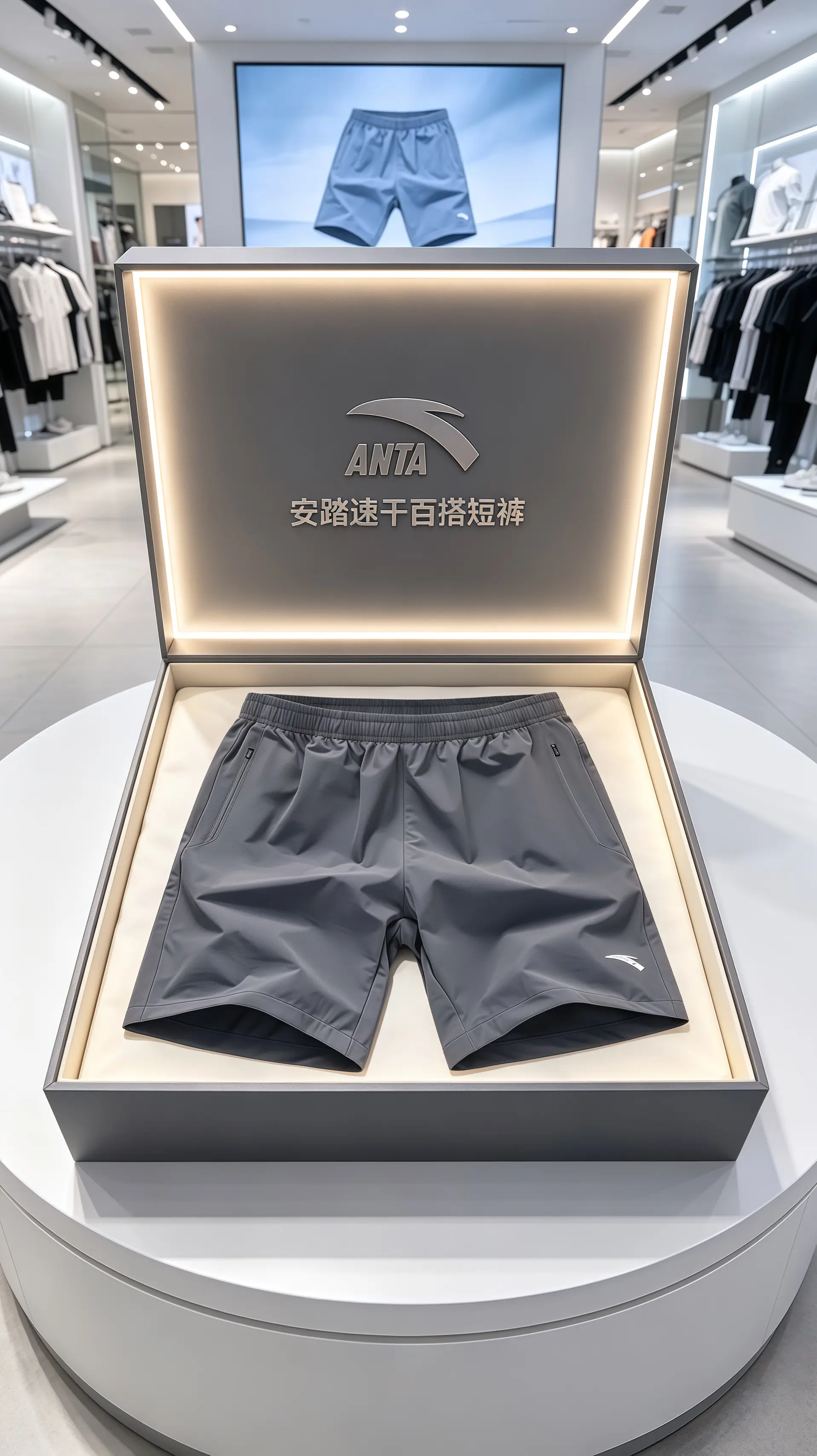 安踏男士速干短裤，夏天穿太爽了😎✨ 品牌正品有保障，品质完全在线 ✨...