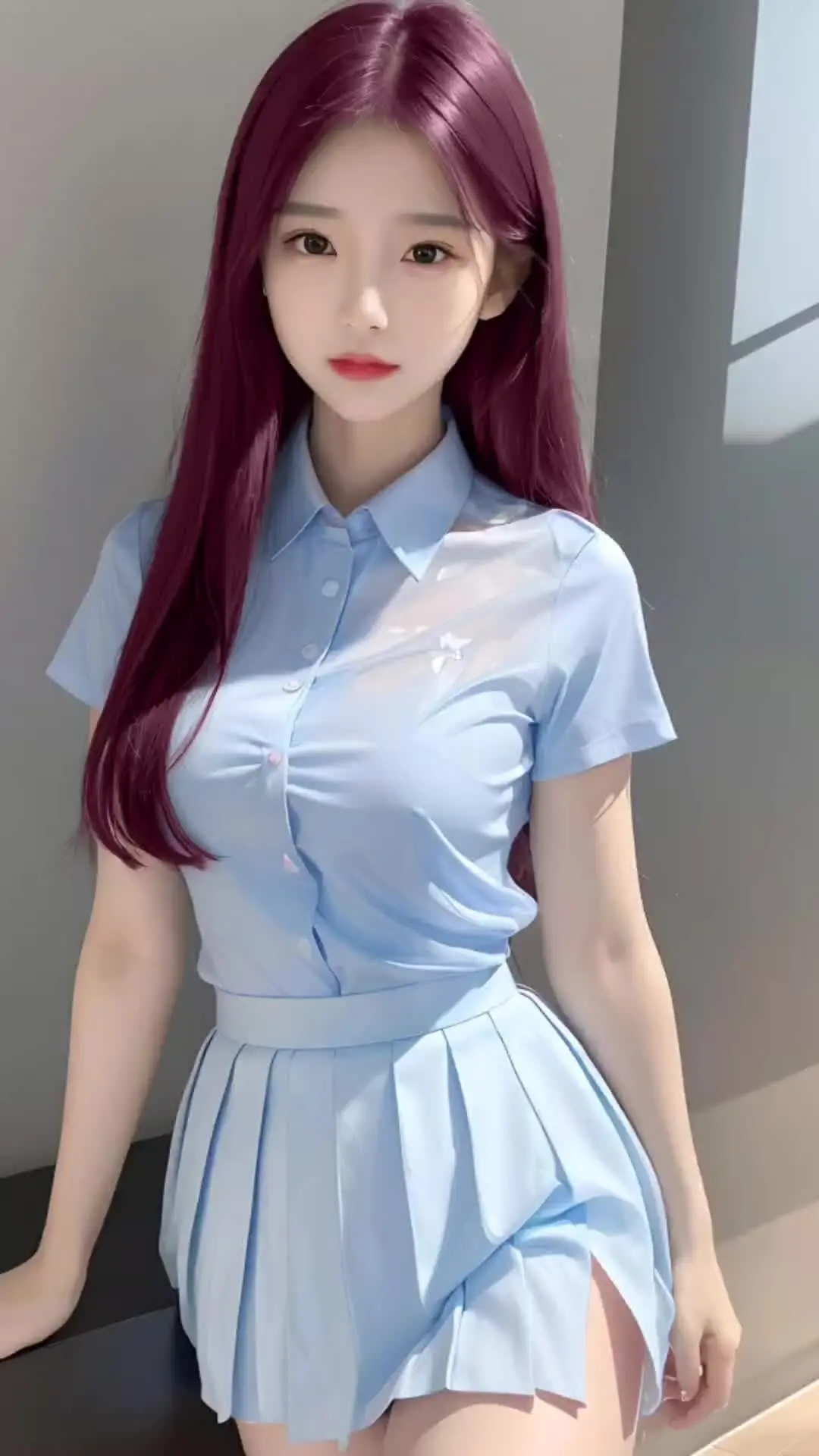 甜系女孩 清纯甜美 甜美风 职业装