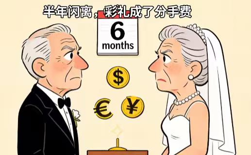 71岁大爷娶61岁大妈，半年后闪离！30万彩礼法院判还10万，网友吵翻了
**有