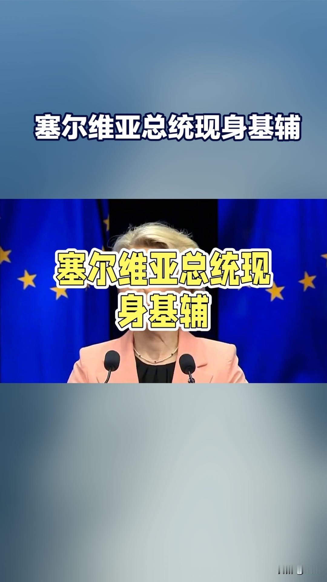 震惊！塞尔维亚总统武契奇突然现身基辅，与欧盟主席冯德莱恩并肩出席峰会！这不仅是场