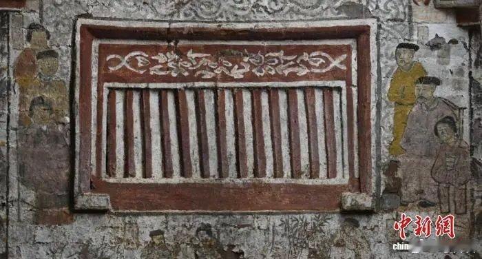 考古新发现山西垣曲金墓 山西运城垣曲县李家窑村，一座金代壁画墓中，东壁绘有一幅罕