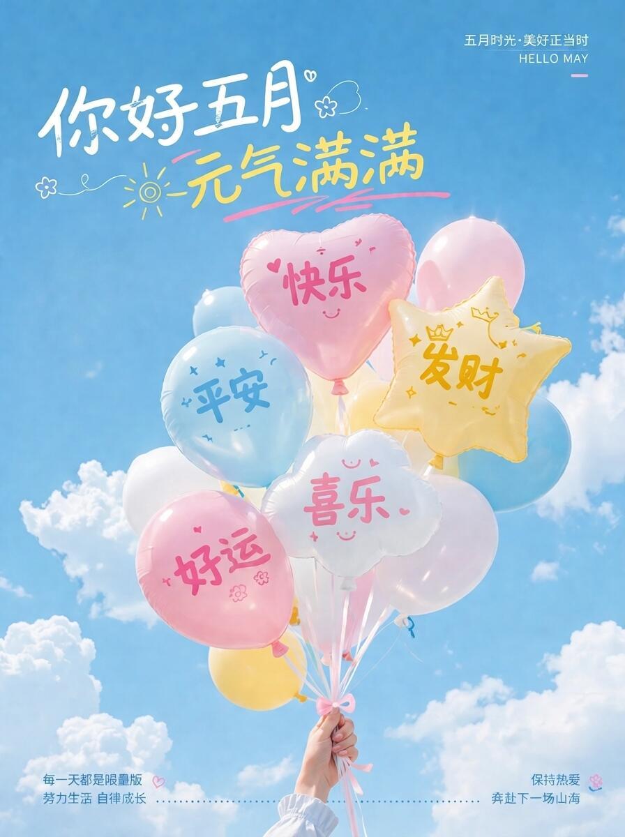𝗛𝗶 𝗠𝗮𝘆 🍃 ☁️ིྀ往後的𝟑𝟏天都是❛五月天❜ 