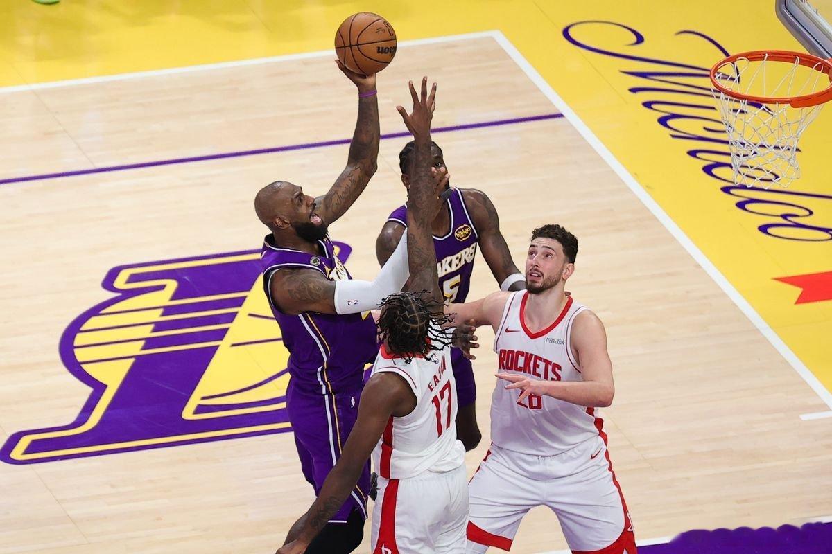 🔥火箭湖人冰火两重天！G5剧情太刺激NBA季后赛 火箭vs湖人火箭湖人冰火两重