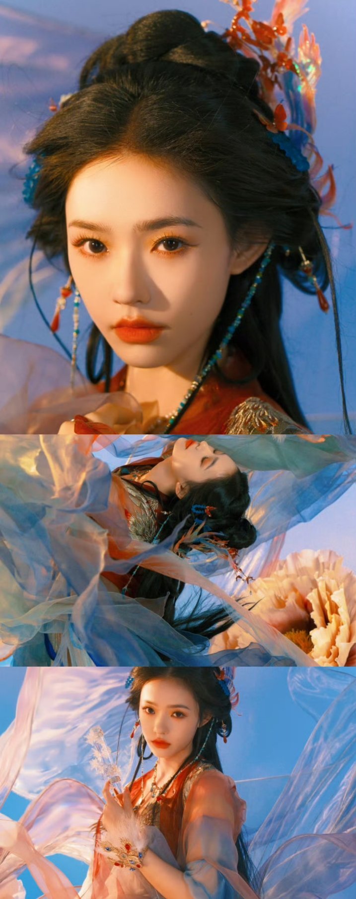 林允洛水花神 林允洛水花神，妩媚妖娆似仙境，水波荡漾舞芳华。 