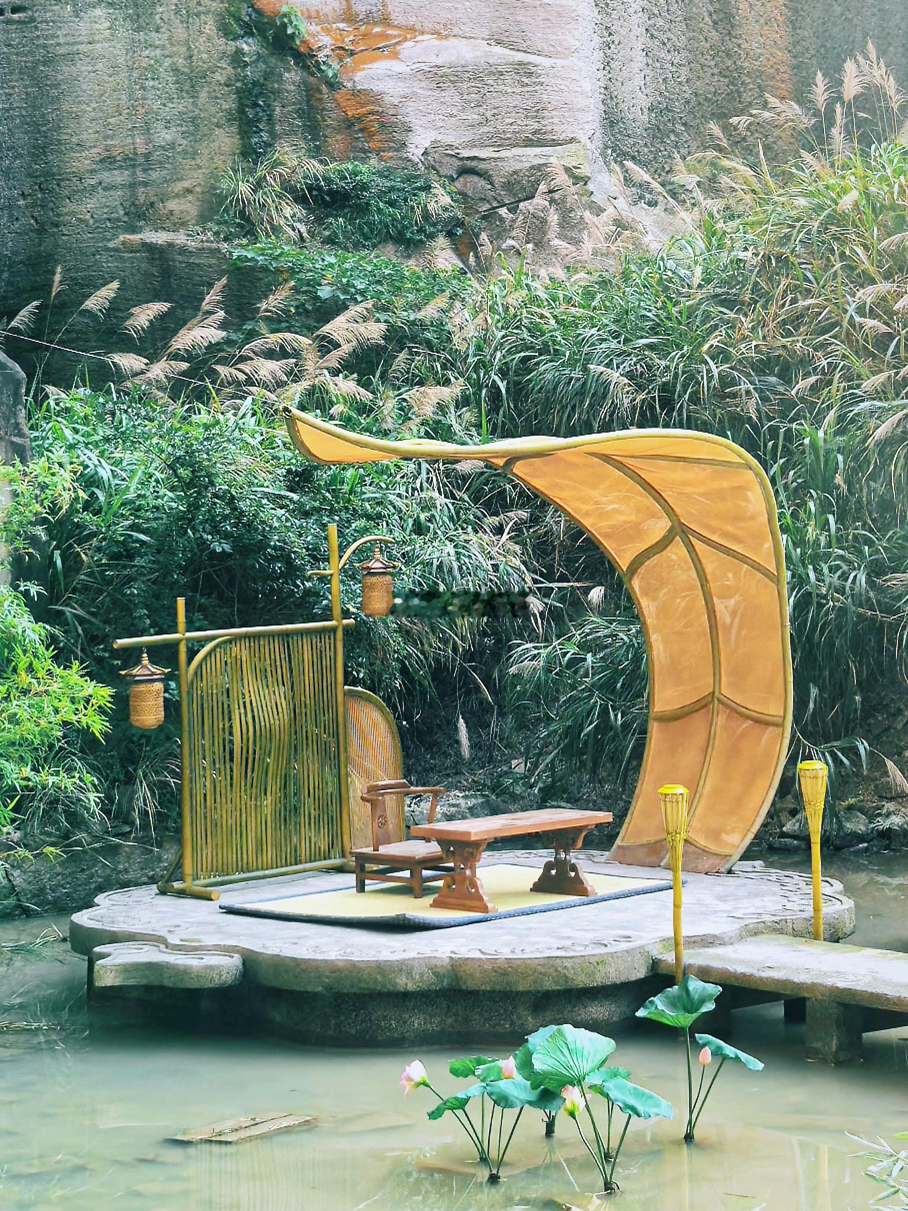 咸鱼飞升的新置景这好像画里面的场景啊，牛 ​​​