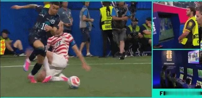 活久见！世界杯赛场上演“贼喊捉贼”被VAR抓现行！😅美国vs巴拉圭 第51分钟