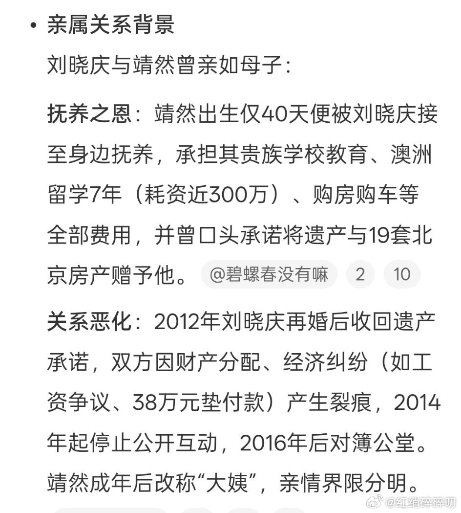 造谣刘晓庆去世的是她外甥没记错的话，这个外甥还是她从小养大的，这是看刘晓庆年纪大