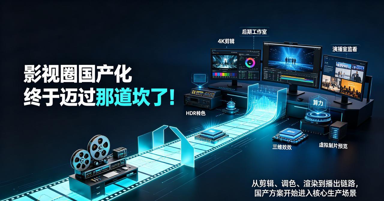 影视圈国产化终于迈过那道坎了！
BIRTV2026展会现场，海光联合统信UOS、