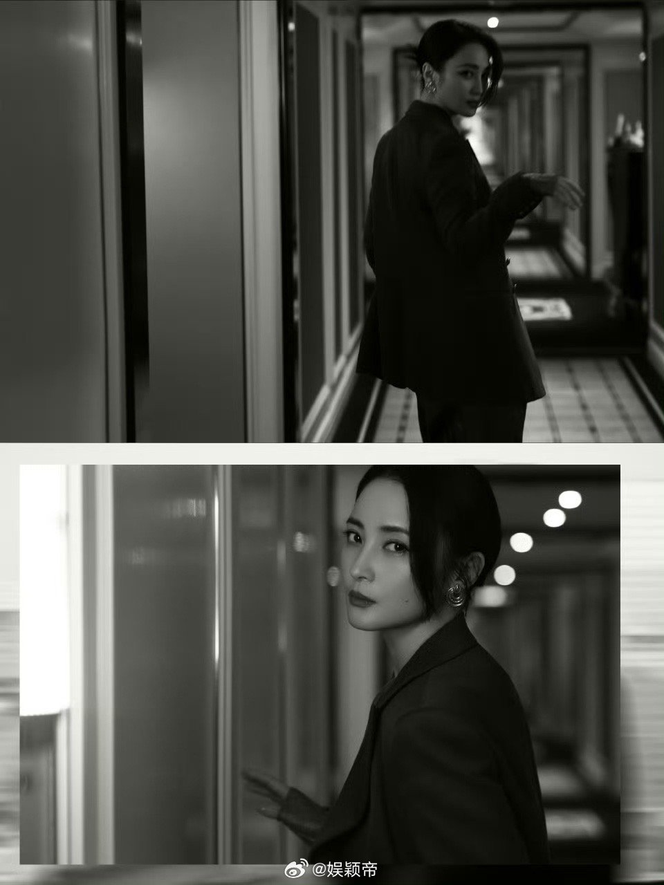 蒋勤勤气场 当多数人被时光磨平棱角，蒋勤勤却让棱角成为她气场的勋章。皮骨贴合，线