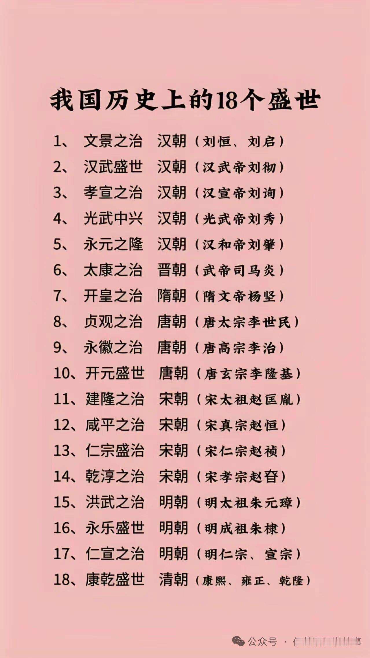 中国历史上的盛世王朝，是璀璨文明的高光时刻。像汉朝的“文景之治”，汉文帝、汉景帝