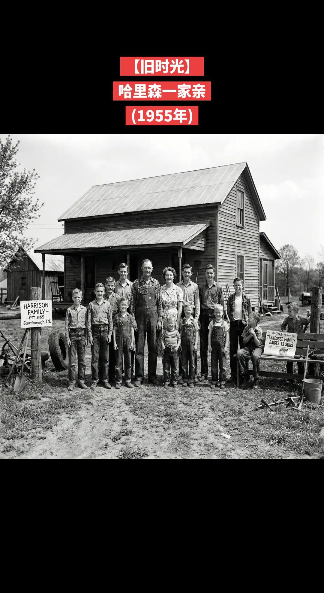 哈里森家族传承——田纳西州，1955年
1955年，田纳西州琼斯伯勒的哈里森家族