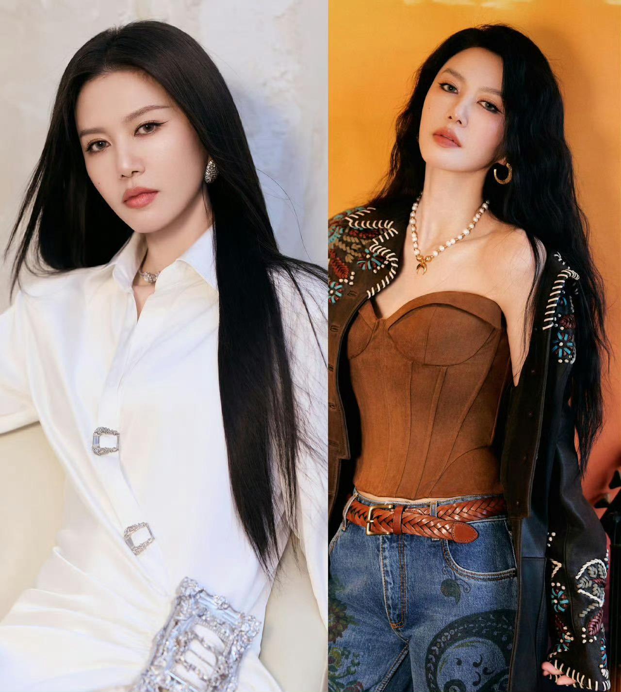 谭维维直发vs谭维维卷发 谁能选得出谭维维直发卷发哪个更绝！直发简约大气，利落线