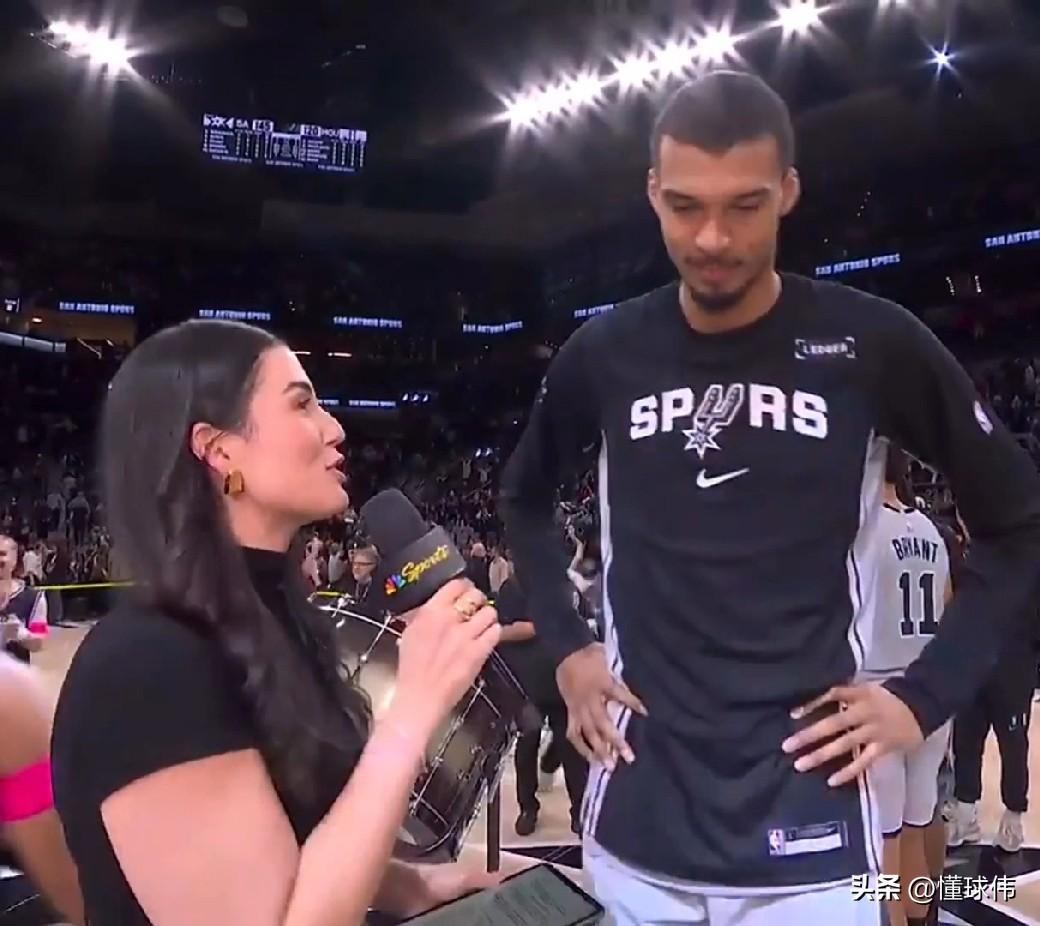 尊重！文班亚马谈杜兰特：

“KD很棒。”

“他是伟大的球员。”

“我非常尊