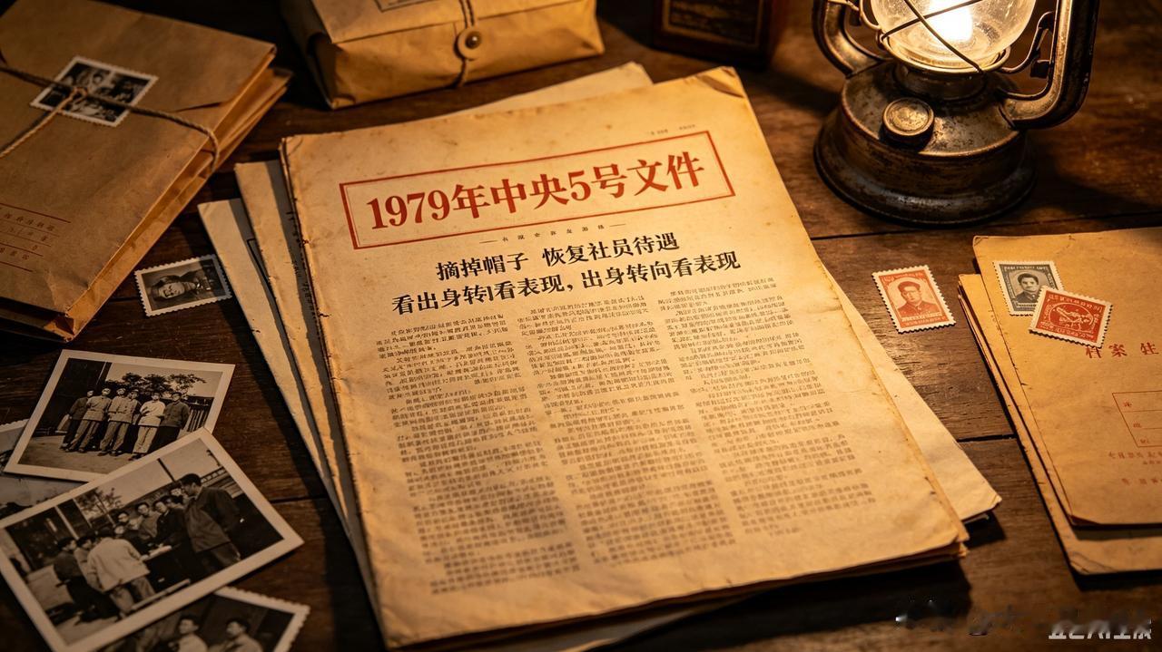 1979年中央5号文件！改变千万人命运的历史性政策，很多人却不知道
新中国成立后