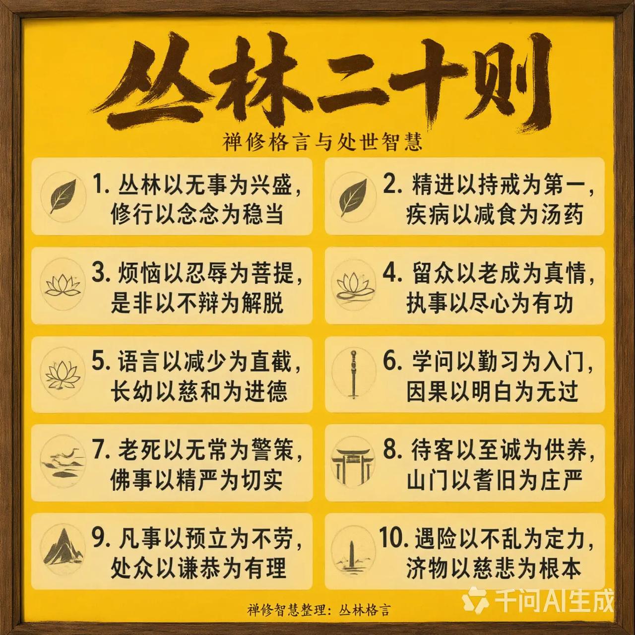 蓝光制作《丛林二十则》请大家收藏！学习圣贤文化 传统文化分享 人间清醒语录