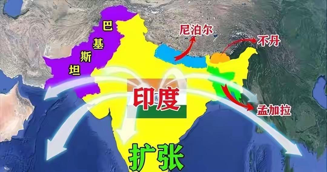 中国需警惕！二战以来，印度长期整合土邦、蚕食争议领土，对华威胁巨大
 
翻开一张