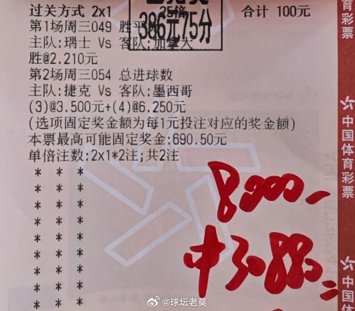 胜负+总进球双玩法完美拿捏，2串1顺利红单✅稳稳命中瑞士主胜，同时双选踩中本场进