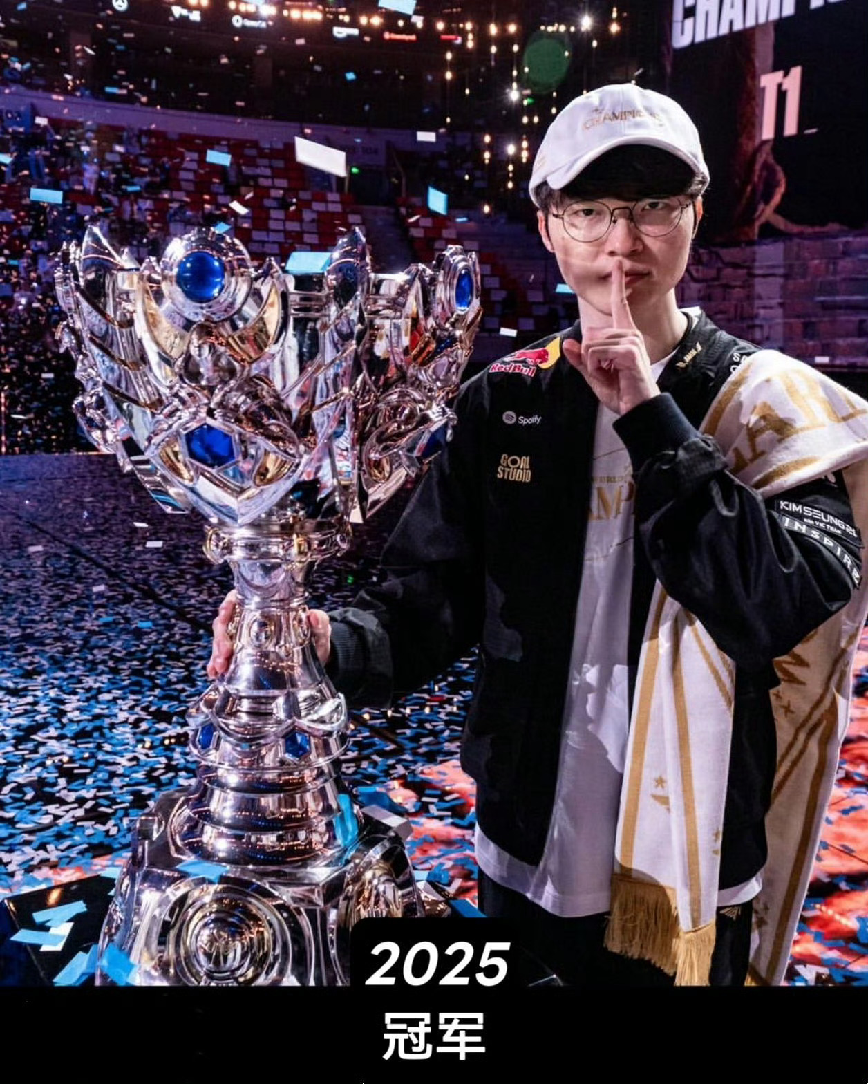 Faker冲击七冠王2026全球总决赛（S16）正在进行，Faker以LCK三号