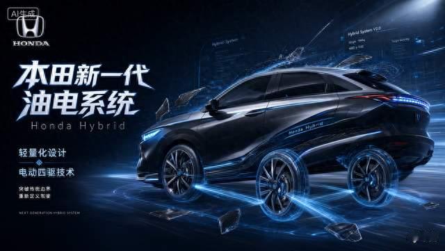 本田新一代油电系统定名 Honda Hybrid，2027年起落地