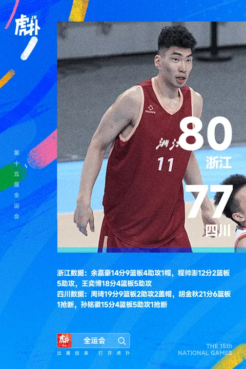 全运会男篮四川爆冷不敌浙江止步半决，如何评价其本届全运之旅？  全运会...
