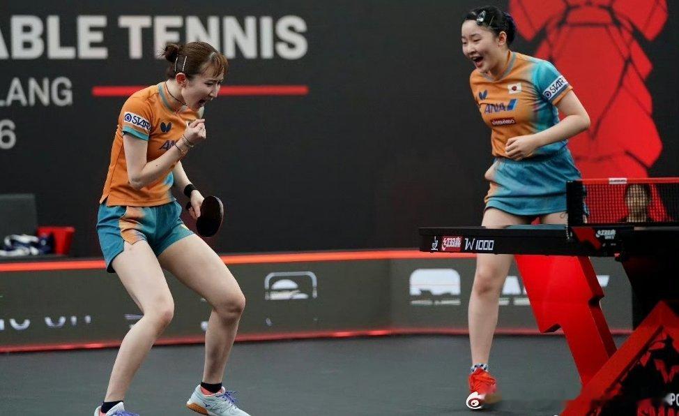 【日媒】早田希娜张本美和：依然会紧张，赛前仅合练3天，真的多亏了张本选手，今天有