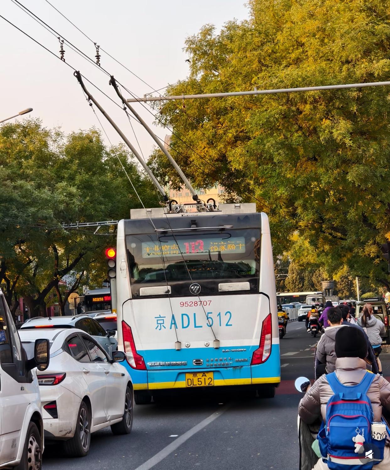 好奇害死猫。有外地游客问，北京的公交车为什么长了两个大辫子？可能是北京人见怪不怪