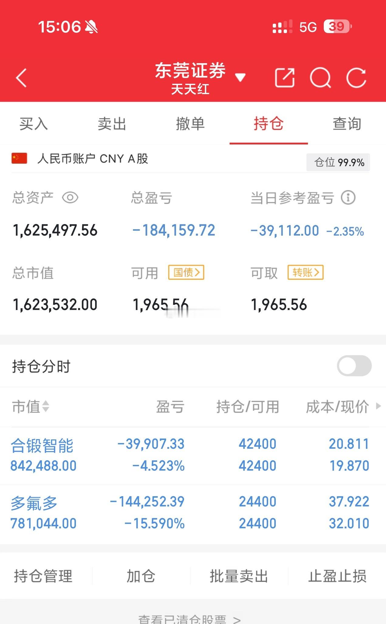 100w本金记录到300w（第132天)今日持仓票：合锻zn、多f多今日总资产：