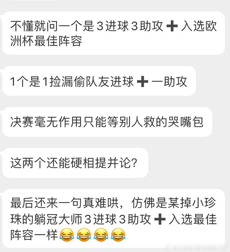 梅西躺冠的跟C罗carry的比了？#本届欧洲杯到底有多难看##苏醒回应自己是梅西