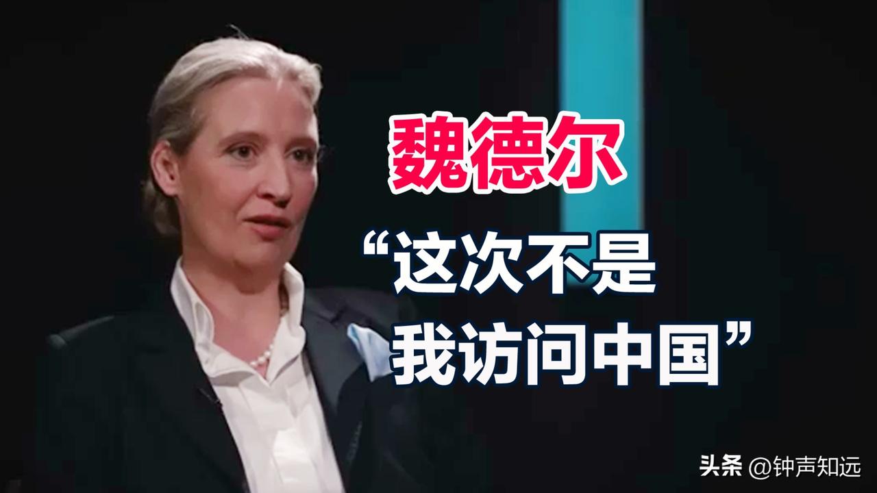 默茨来了，更期待魏德尔作为德国总理访华，可惜她的总理路走不通。
 
这次默茨首次