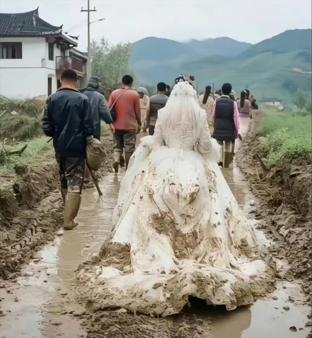 这张图告诉我们，真正爱你的女人，你条件多差她都愿意嫁的。 