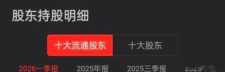 建议，“股东持股明组”中的十大流通股东，每个周末更一次，而不是一季度更新一次，而