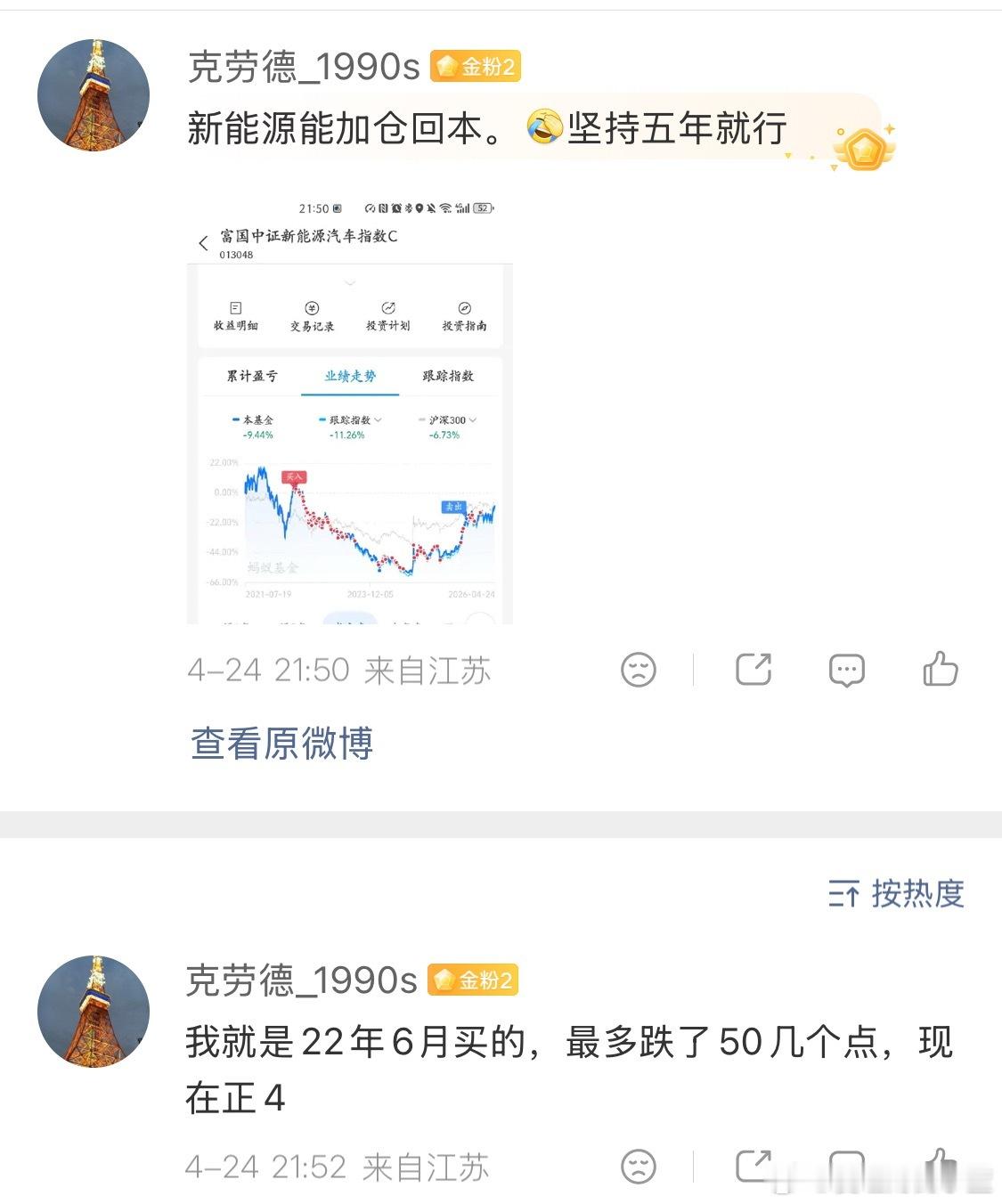 恭喜粉丝新能源5年终于回本了。 