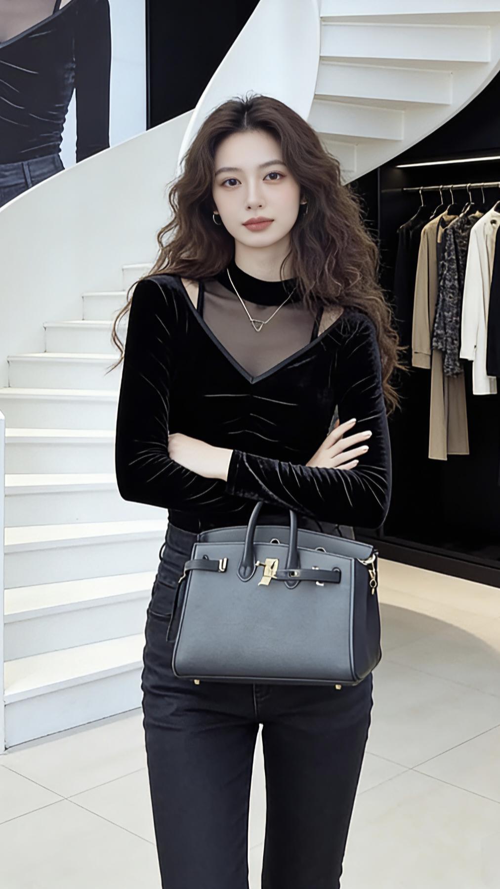 穿出高级感 内搭外穿都好看 女装穿搭 简约大气 打底衫