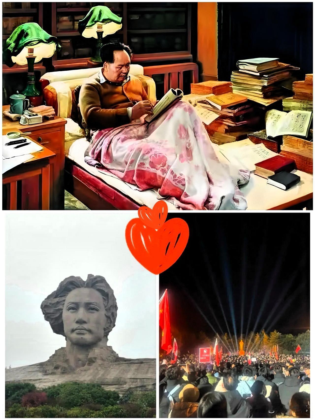 刷到12月26日韶山现场的视频，我是真服气了。

大半夜的零下好几度，广场上硬是