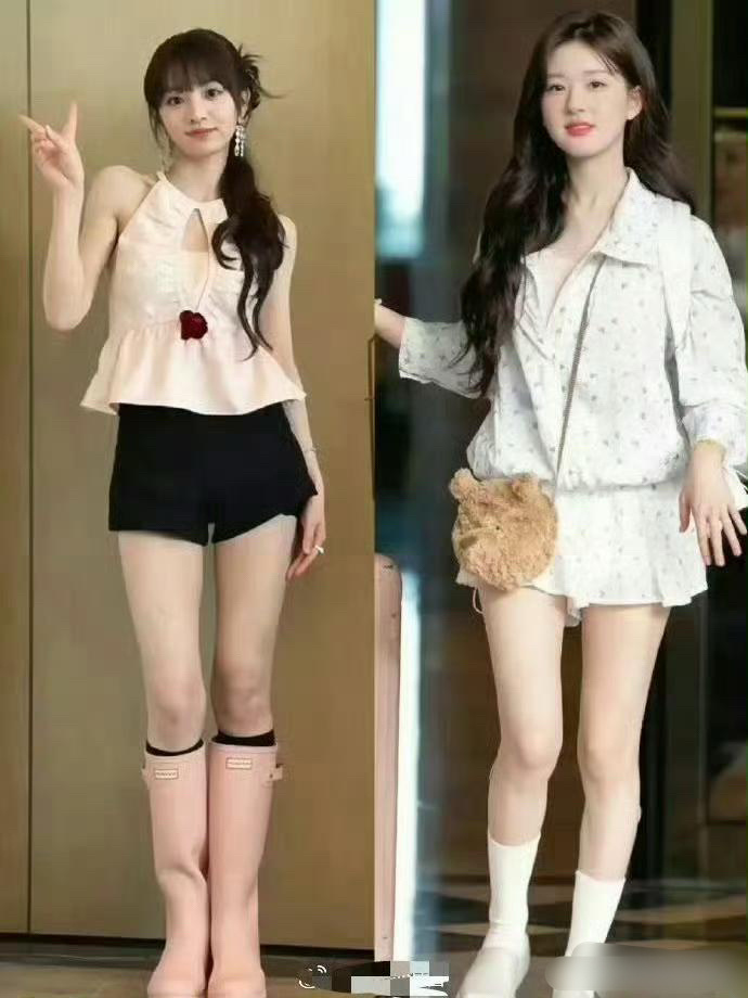 明明田曦薇看着更瘦，赵露思却体重更轻……为什么🧐 