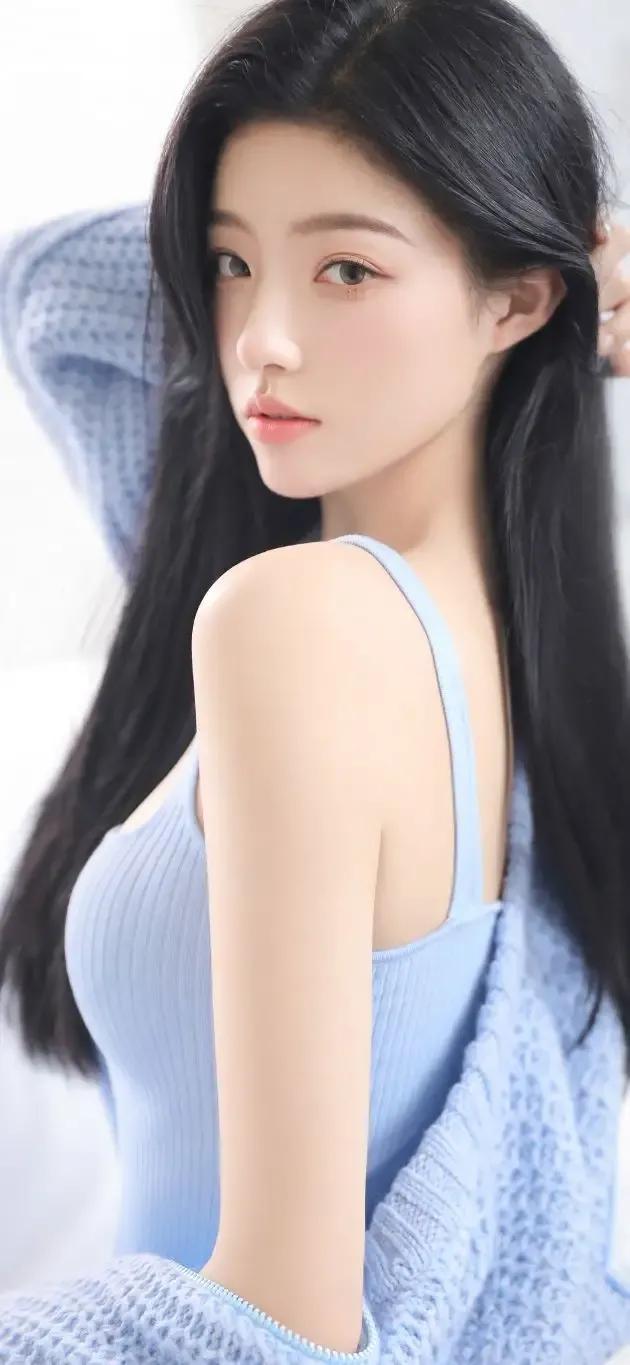 温柔蓝调，少女心满满，甜美可人，元气满满！💙💙💙