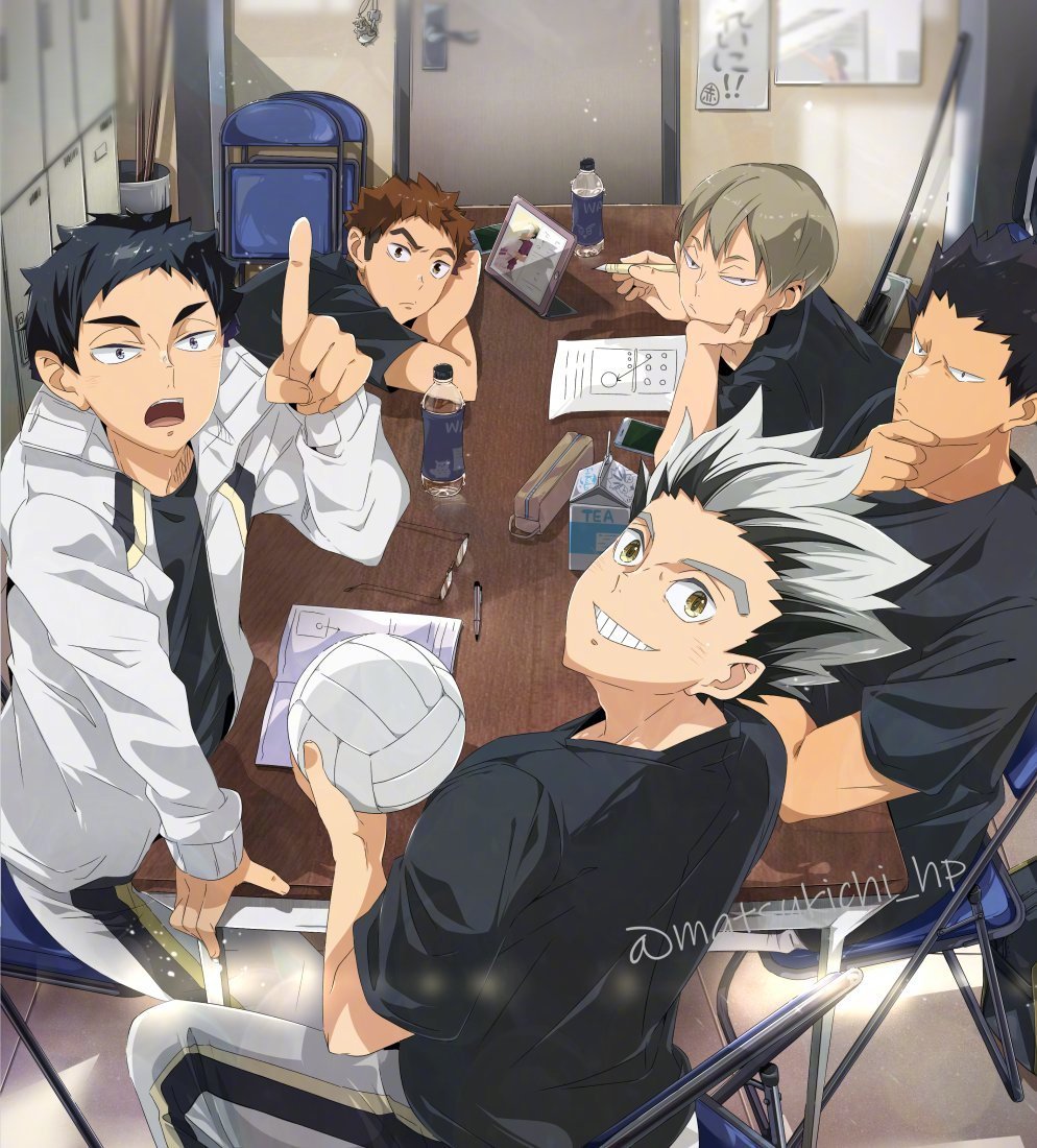 「排球少年」全员可可爱爱[哇][哇] TWI.matsukichi_hp ​​​