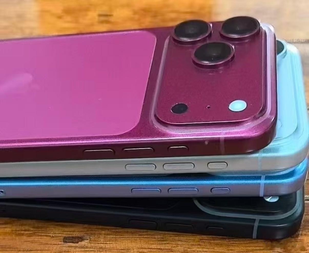 iPhone18Pro四色实锤了iPhone 18 Pro模型，四个配色，蓝，黑