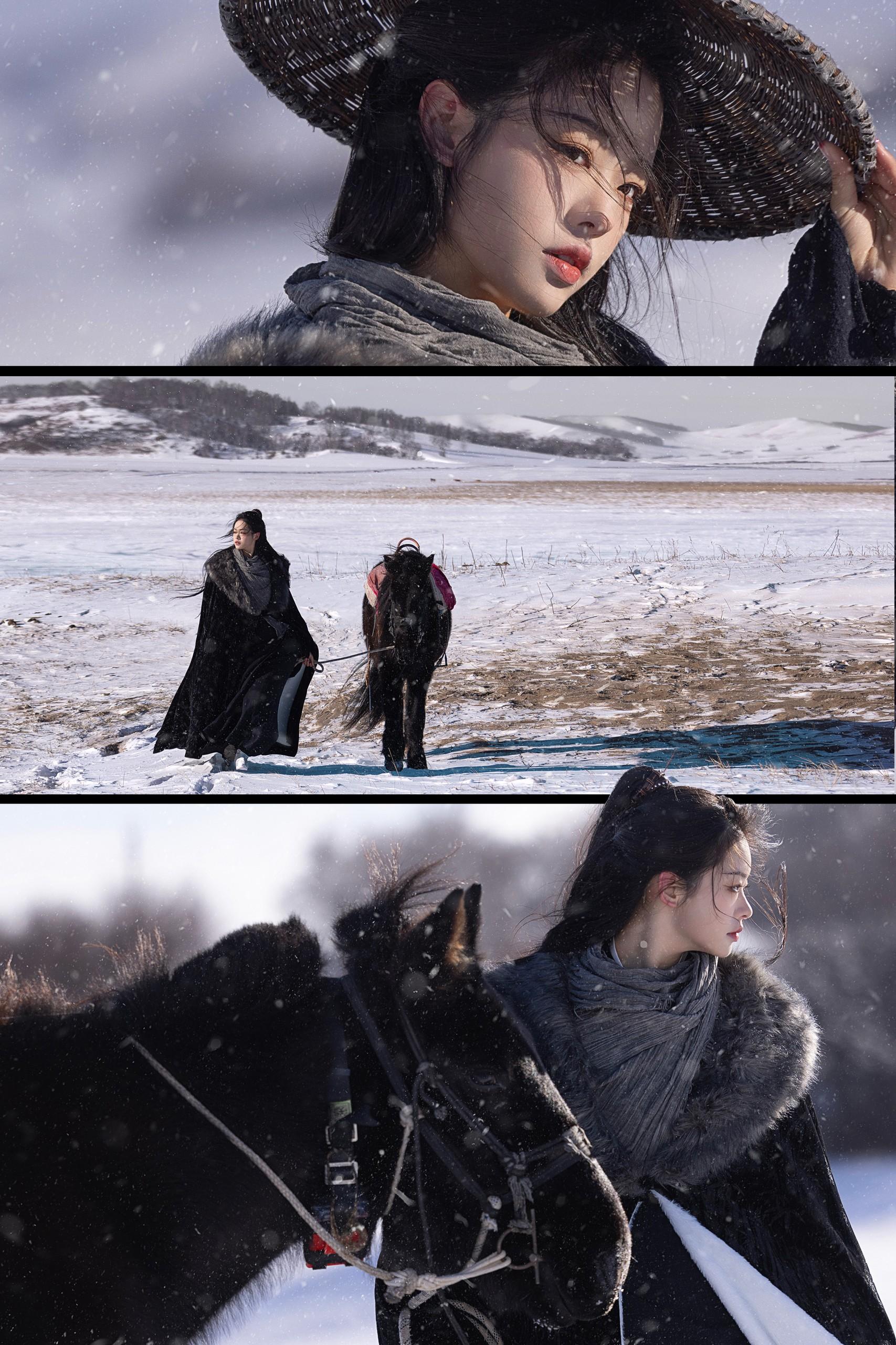 ‘ 无人扶我青云志，我自踏雪至山巅 ’。